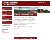 Tablet Screenshot of crossroadsfuel.com